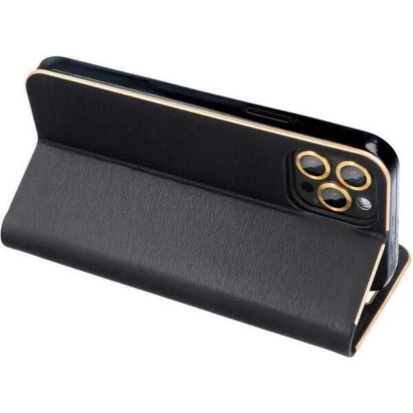 Torbica Forcell LUNA Book Gold do IPHONE 13 PRO MAX crni, 5903396120817 - Slika 2