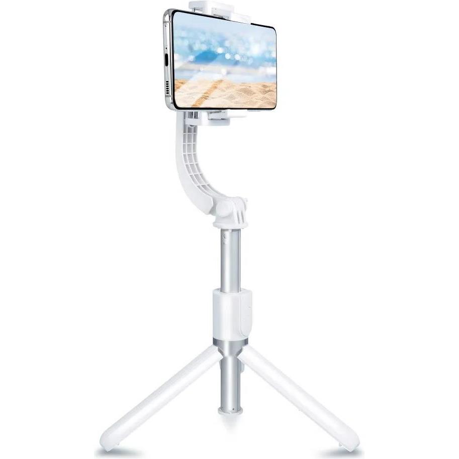 Combo selfie stick with tripod and remote control bluetooth GIMBAL STABILIZER black SSTR-L08, 5903396117688