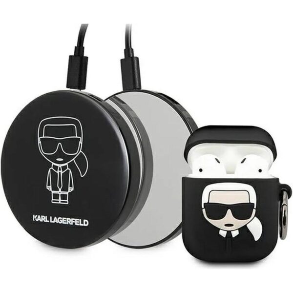 KARL LAGERFELD set Power Bank 2000mAh + AirPods Pro case Ikonik KLBPPBOAPK, 3700740491553