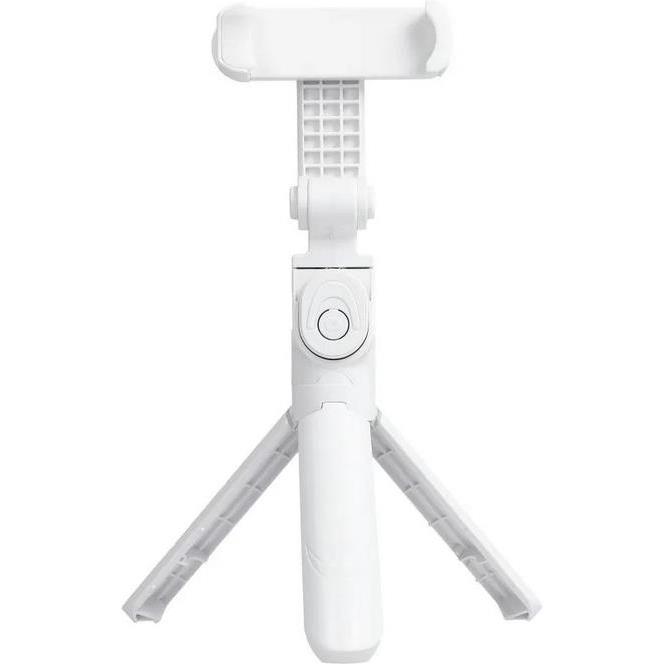 Combo selfie stick with tripod and remote control bluetooth white SSTR-12, 5903396072635