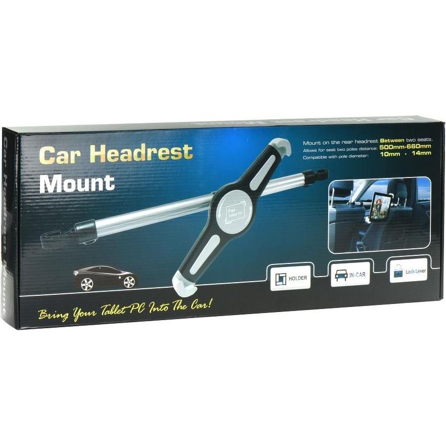 Nosač za tablet automobil 7 "-11" univerzalan za dva naslona za glavu, 5901737865533