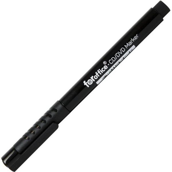 Marker za CD/DVD 1mm FORoffice crni