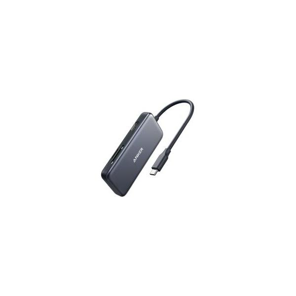 Anker PowerExpand 5-u-1 USB-C Media Hub, 4K USB-C na HDMI, SD/TF čitač kartica, 2×USB 3.0, A8334HA1