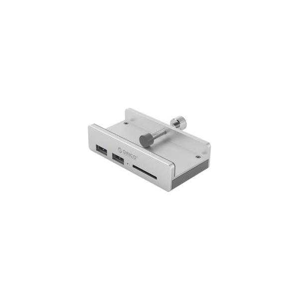 Orico 2-portni USB3.0 hub sa SD čitačem, srebrni, ORICO MH2AC-U3-SV-BP