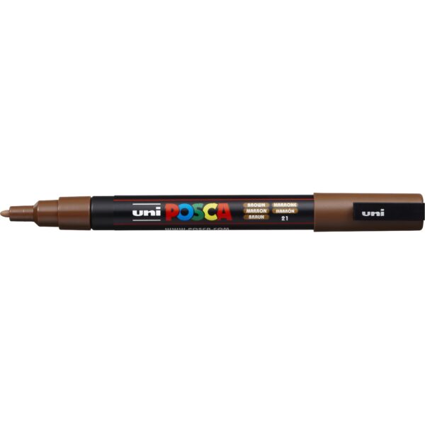 Marker Uni pc-3m Posca smeđi