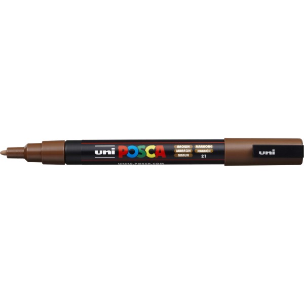 Marker Uni pc-3m Posca smeđi
