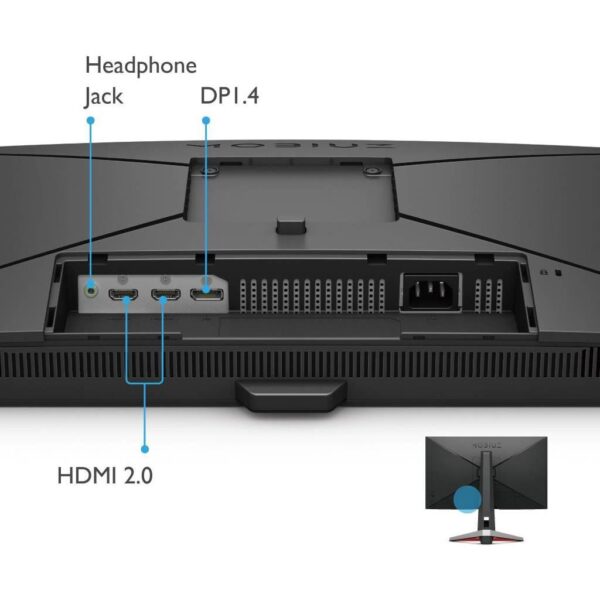 Monitor LED 25" BenQ EX2510S Mobiuz, IPS, 1920x1080 FHD, 1ms, 165Hz, HDMIx2, DP, treVolo, HAS, Swivel, HDRi, FreeSync, 9H.LKELA.TBE - Slika 8