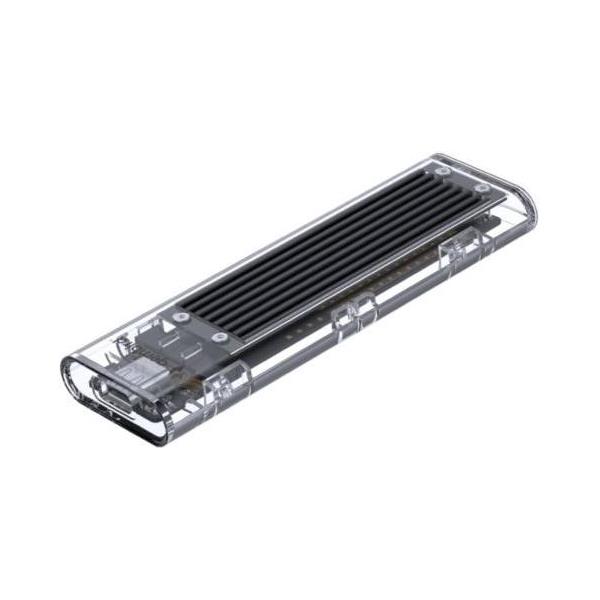Gembird USB 3.1 enclosure for M.2 NVME drives, transparent, EE2280-U3C-02
