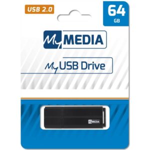MyMedia USB2.0 64GB, crni, 69263