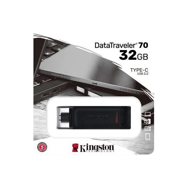 KINGSTON 32GB USB-C 3.2 Gen1 DT 70, DT70/32GB