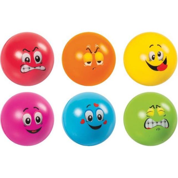 Loptica antistres fi-6cm Smiley Brunnen 10-27357 sortirano