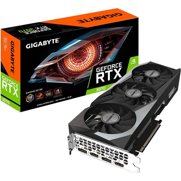 Gigabyte GF RTX3070 Gaming OC, 8GB GDDR6, LHR, 9VN3070GO-00-20
