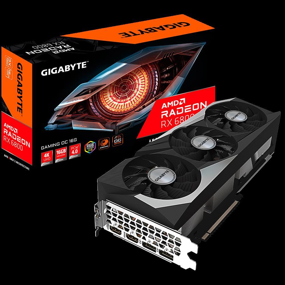 Gigabyte RX6800 GAMING OC, 16GB, GV-R68GAMING OC-16GD