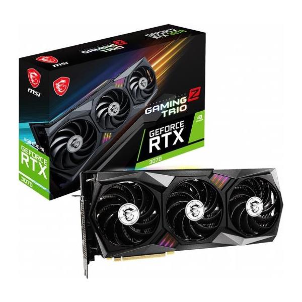 MSI GF RTX 3070 Gaming Z Trio, 8GB, LHR, RTX 3070 GAMING Z TRIO LH