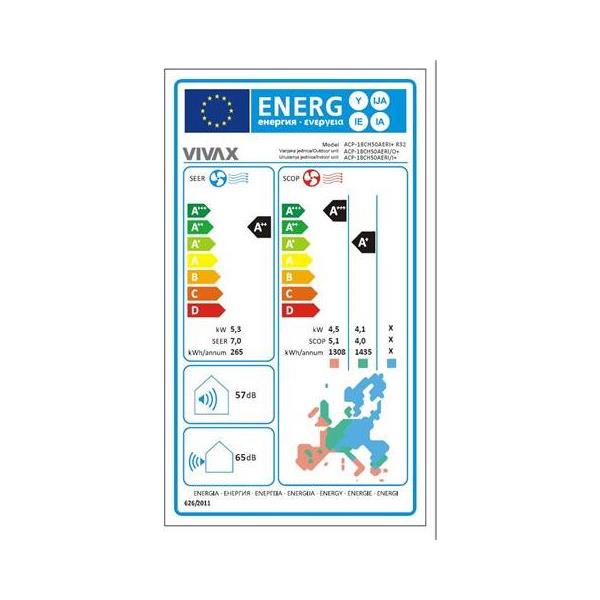 VIVAX COOL, klima uređaji, ACP-18CH50AERI+ R32 SM + WiFi_v1 - Slika 2