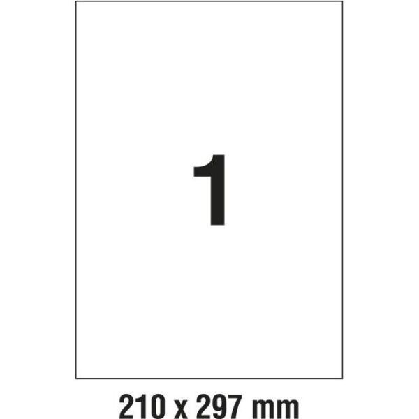 Etikete LK 210x297mm polyester pk20L Zweckform L4775-20 bijela, 000013607