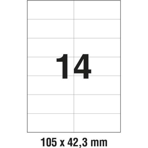 Etikete ILK 105x42,3mm pk100L Zweckform 3653