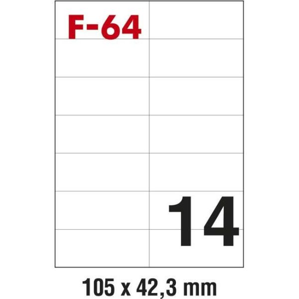 Etikete ILK 105x42,3mm pk100L Fornax F-64