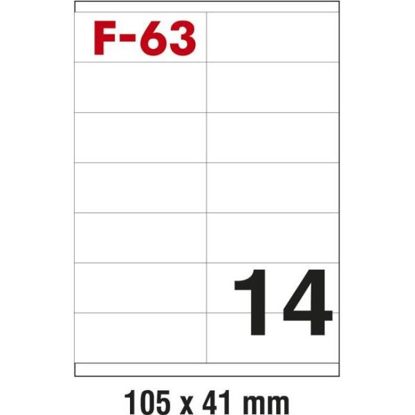 Etikete ILK 105x41mm pk100L Fornax F-63, 000024821