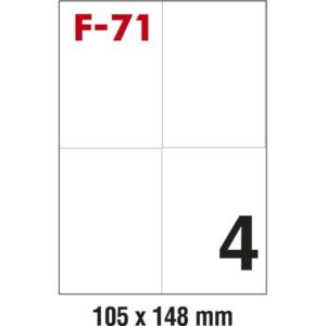 Etikete ILK 105x148mm pk100L Fornax F-71, 000024827