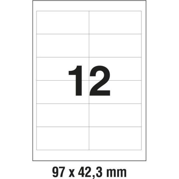 Etikete ILK 97x42,3mm pk100L Zweckform 3659