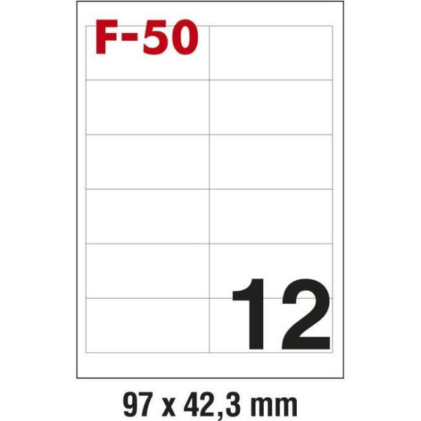 Etikete ILK 97x42,3mm pk100L Fornax F-50