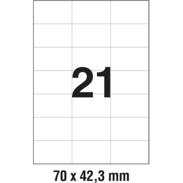 Etikete ILK 70x42,3mm pk100L Zweckform 3652