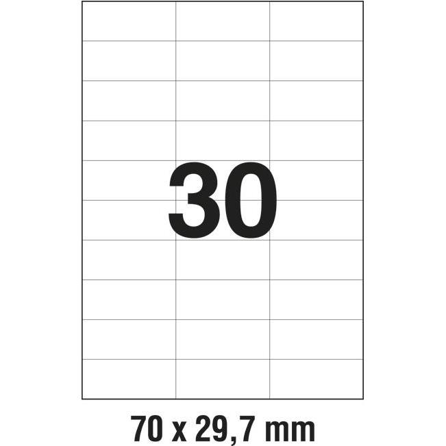 Etikete ILK 70x29,7mm pk100L Zweckform 3489