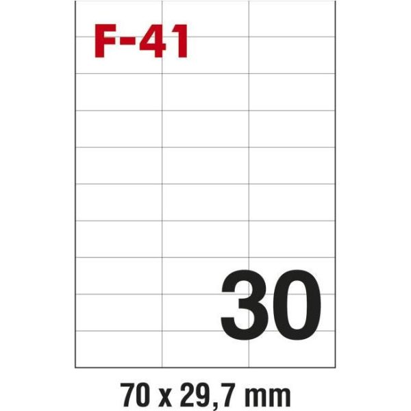 Etikete ILK 70x29,7mm pk100L Fornax F-41