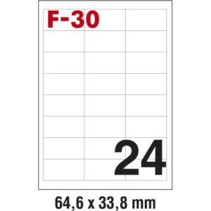 Etikete ILK 64,6x33,8mm pk100L Fornax F-30