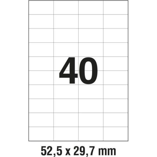 Etikete ILK 52,5x29,7mm pk100L Zweckform 3651