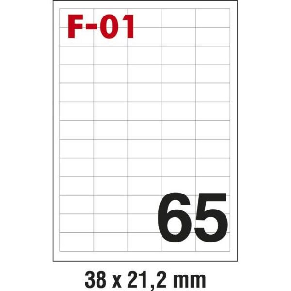 Etikete ILK 38x21,2mm pk100L Fornax F-01, 000024759