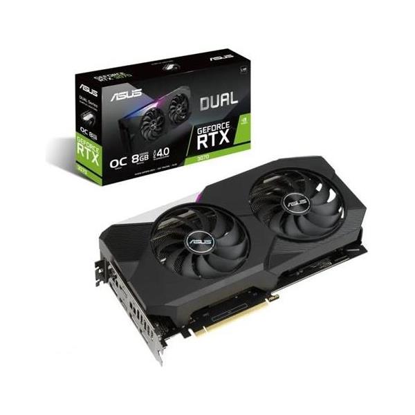 VGA AS DUAL-RTX3070-O8G-V2, 90YV0FQC-M0NA00