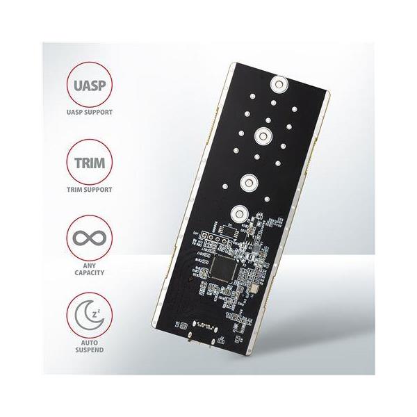 HDD DOD Ladica M.2 NVMe -> USB-C 3.2 Gen2, EEM2-GTO, AXA, EEM2-GTO - Slika 4