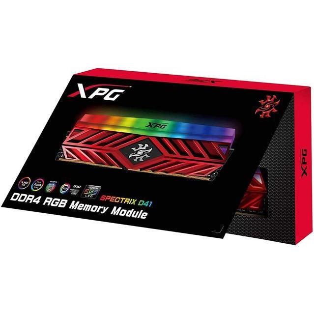MEM DDR4 8GB 2666MHz AD XPG Spectrix D41 RGB Red, AX4U266638G16-SR41