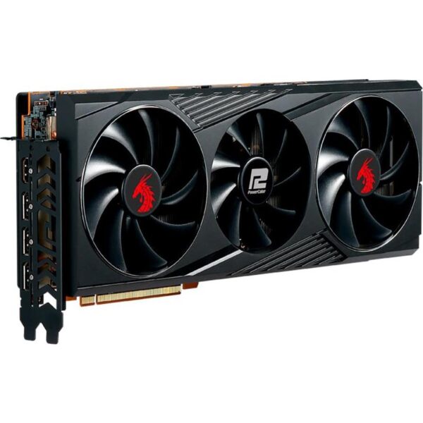 PowerColor TUL Video Card AMD Radeon 6800XT Red Dragon 16GB, 256bit GDDR6 2310Mhz, PCI-E 4, 3x DP, HDMI, Triple Fan, 3 slot, AXRX 6800XT 16GBD6-3DHR/OC