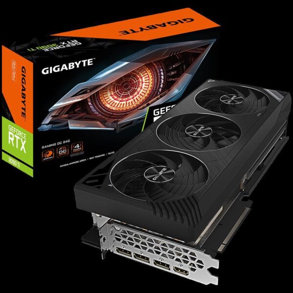 GIGABYTE Video Card NVidia GeForce RTX 3090 Ti GAMING OC 24G, GDDR6X 24GB/384bit, PCI-E 4.0 x16, 3x DP, 1x HDMI, WINDFORE 3x, Metal backplate, Retail, GV-N309TGAMING OC-24GD