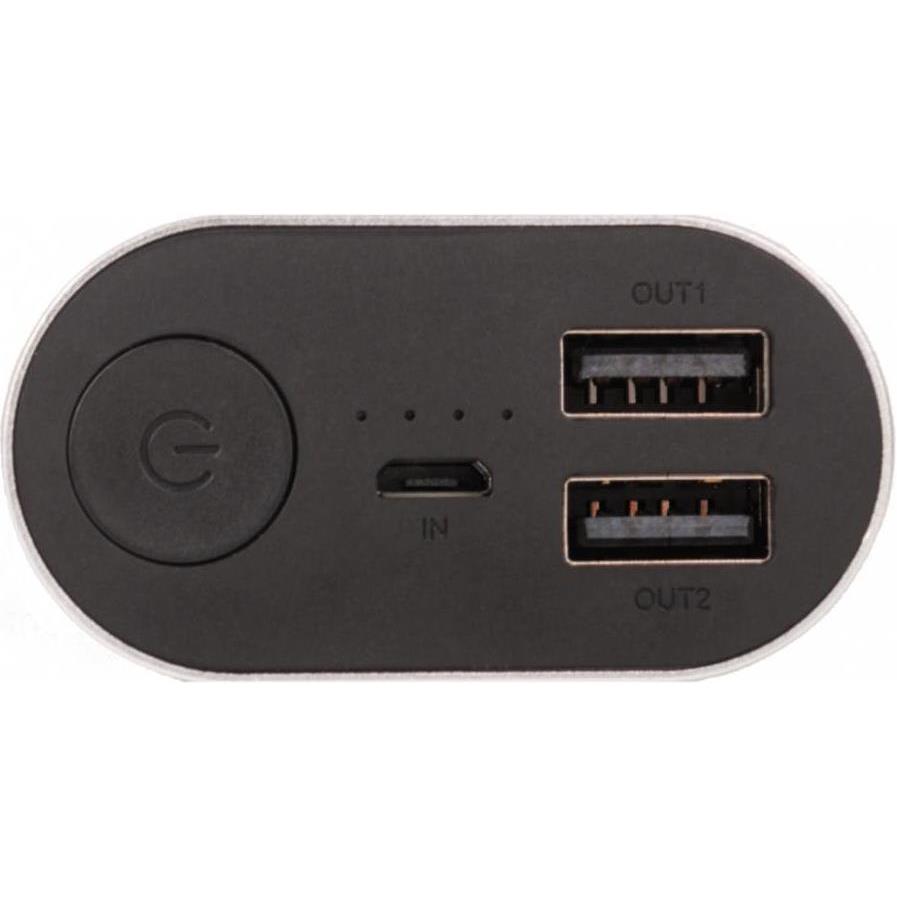 Powerbank Verbatim, 10000 mAh, USB A- micro USB B, Grey/Silver metal, #49572 - Slika 3