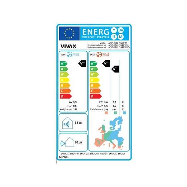 VIVAX COOL, klima uređaji, ACP-12CH35REWI R32, ACP-12CH35REWI R32 - Slika 4