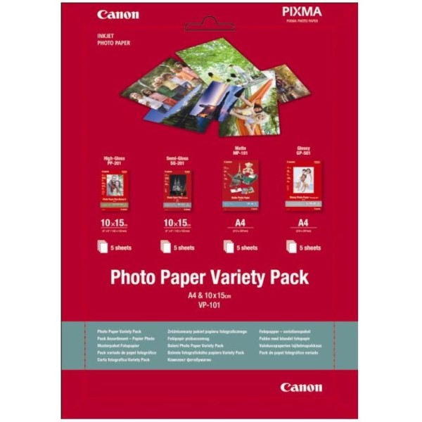 Canon Photo Paper Komplet 10X15 + A4 - 20 listova, 0775B079
