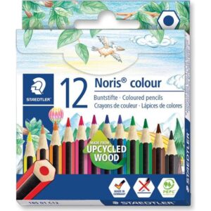 Boje drvene 12boja kratke Noris colour Staedtler 185 01 C12 blister, 000049146