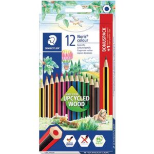 Boje drvene 12boja Noris colour+olovka grafitna HB gratis Staedtler 185 SET9 blister, 000043512