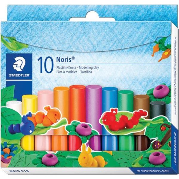 Plastelin 10boja Noris Staedtler 8420 C10 blister, 000037839