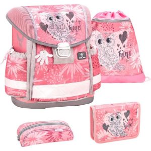 Torba školska Belmil classy owl silver 403-13/61