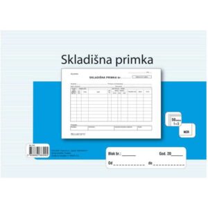 Obrazac A-16/NCR skladišna primka A5 1+3 Fokus
