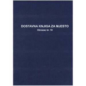 Obrazac B-142b dostavna knjiga za mjesto Fokus