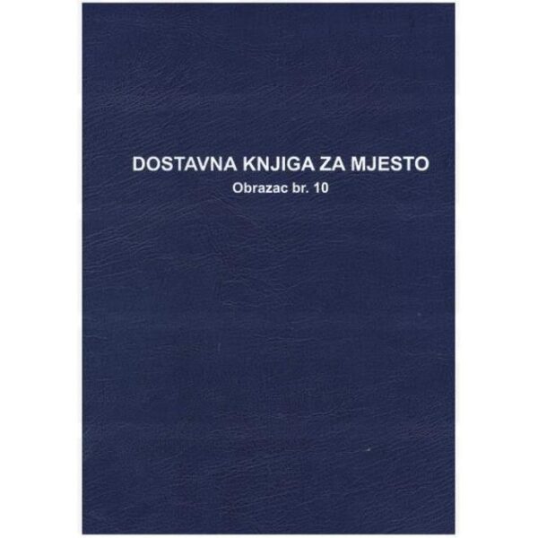 Obrazac B-142b dostavna knjiga za mjesto Fokus