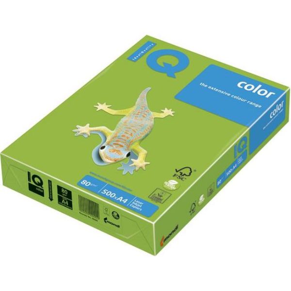 Papir ILK IQ Neon A4 80g pk500 Mondi NEOGN zeleni