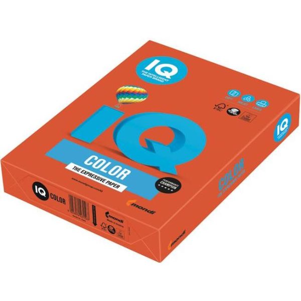 Papir ILK IQ Intenziv A4 80g pk500 Mondi ZR09 boja crvene cigle
