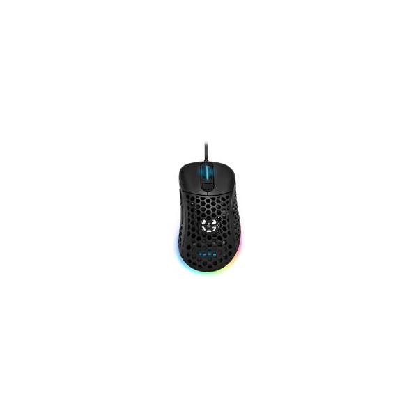 Sharkoon Light2 200 optički igraći miš, RGB, 16000dpi, USB, crni, 4044951029013